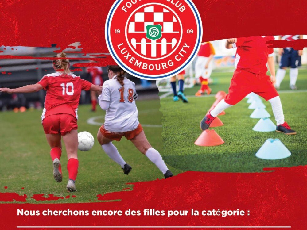 Jeunes filles U15 football Luxembourg City